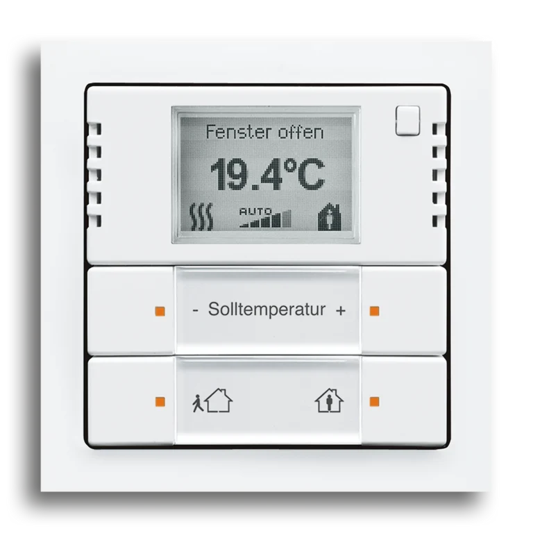 Ruimtetemperatuurregelaar met aanraaksensor (KNX)