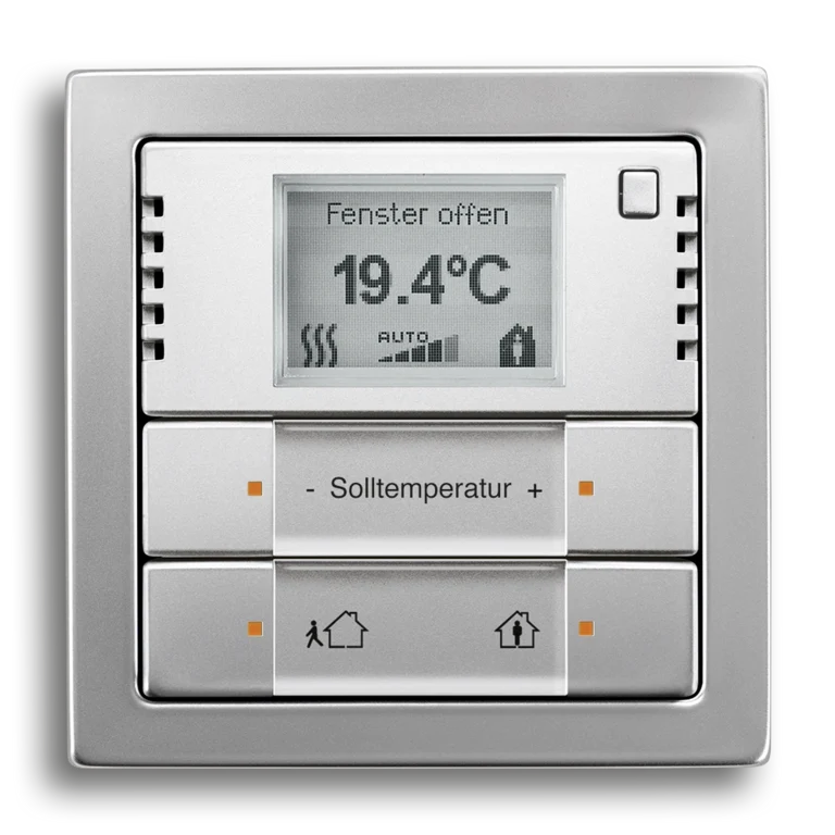 Ruimtetemperatuurregelaar met aanraaksensor (KNX)